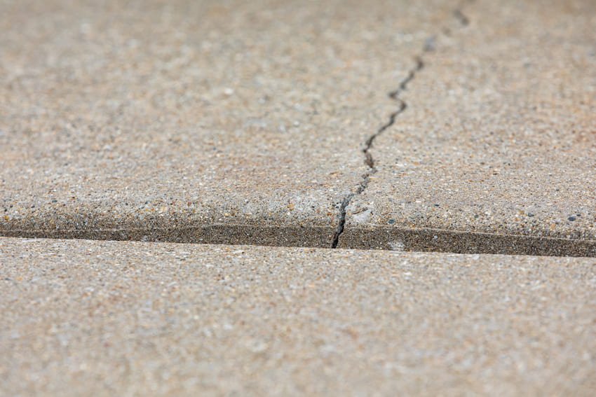 Concrete Driveway Cracked