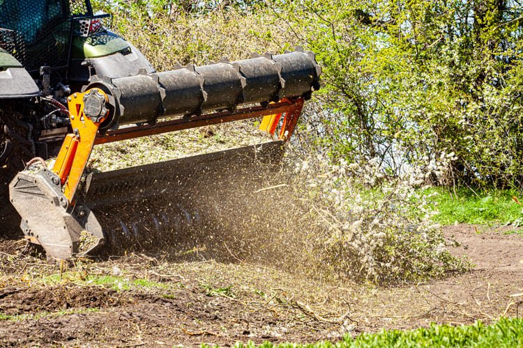 Mulching Vegetation